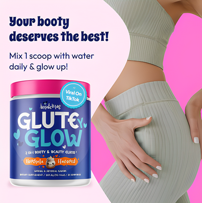 GLUTE Y GLOW CREATINA PARA MUJERES ELIXIR DE BELLEZA Y BIENESTAR 2 EN 1