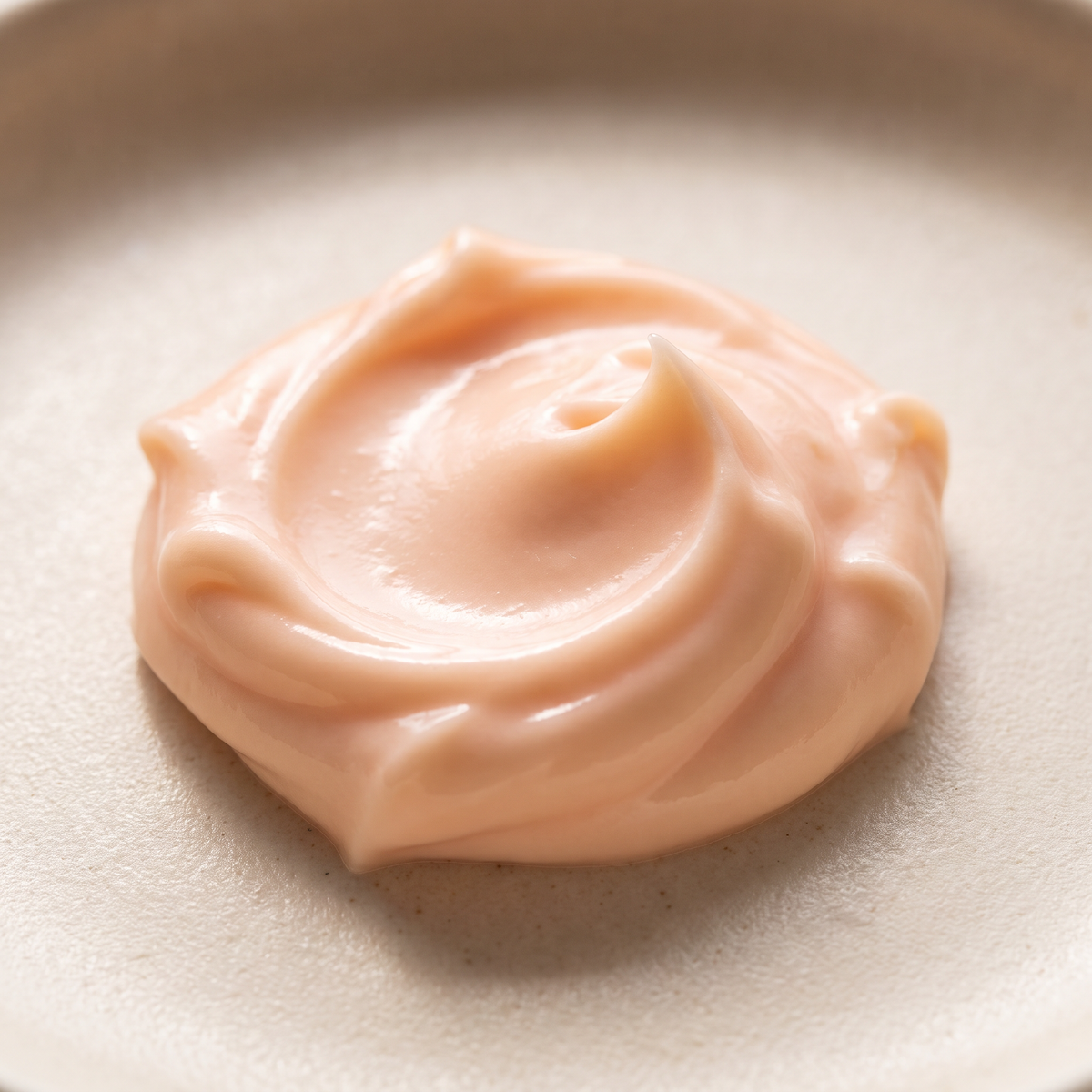 Peach Mami cream texture macro